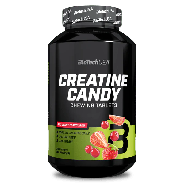 Creatine Candy - 240 tabletki do żucia z kreatyną